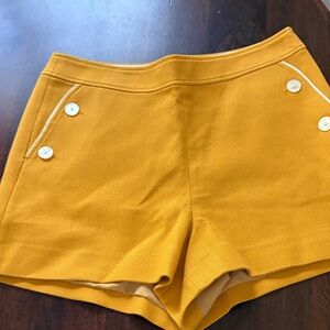 J. Crew Mustard High Waist Women's Shorts